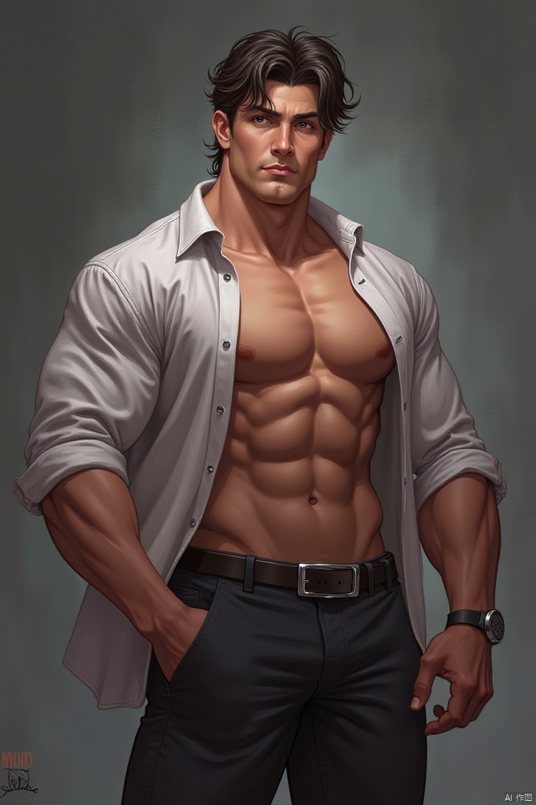 silverJoe, 2MJOE, multiple boys,muscular, abs, 2boys, muscular male, male focus, large pectorals, 
