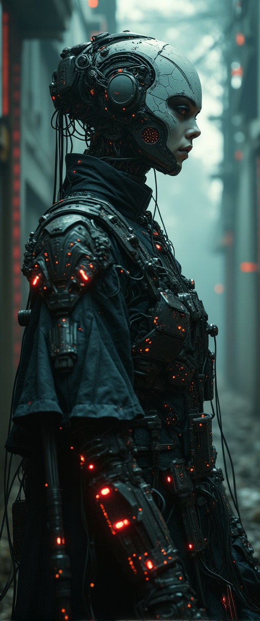 Full body shot,  Cyberpunk,  Gothic on Tensor.Art