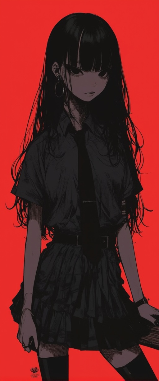 1girl,  solo,  long hair on Tensor.Art