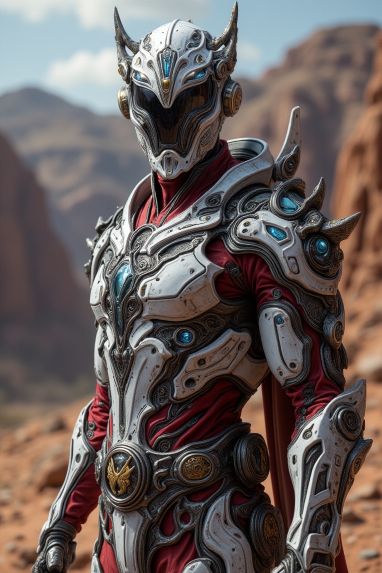 ((wide full body)) image of a muscular man character protagonist,  wearing a detailed,  apex techwear futuristic half whit...