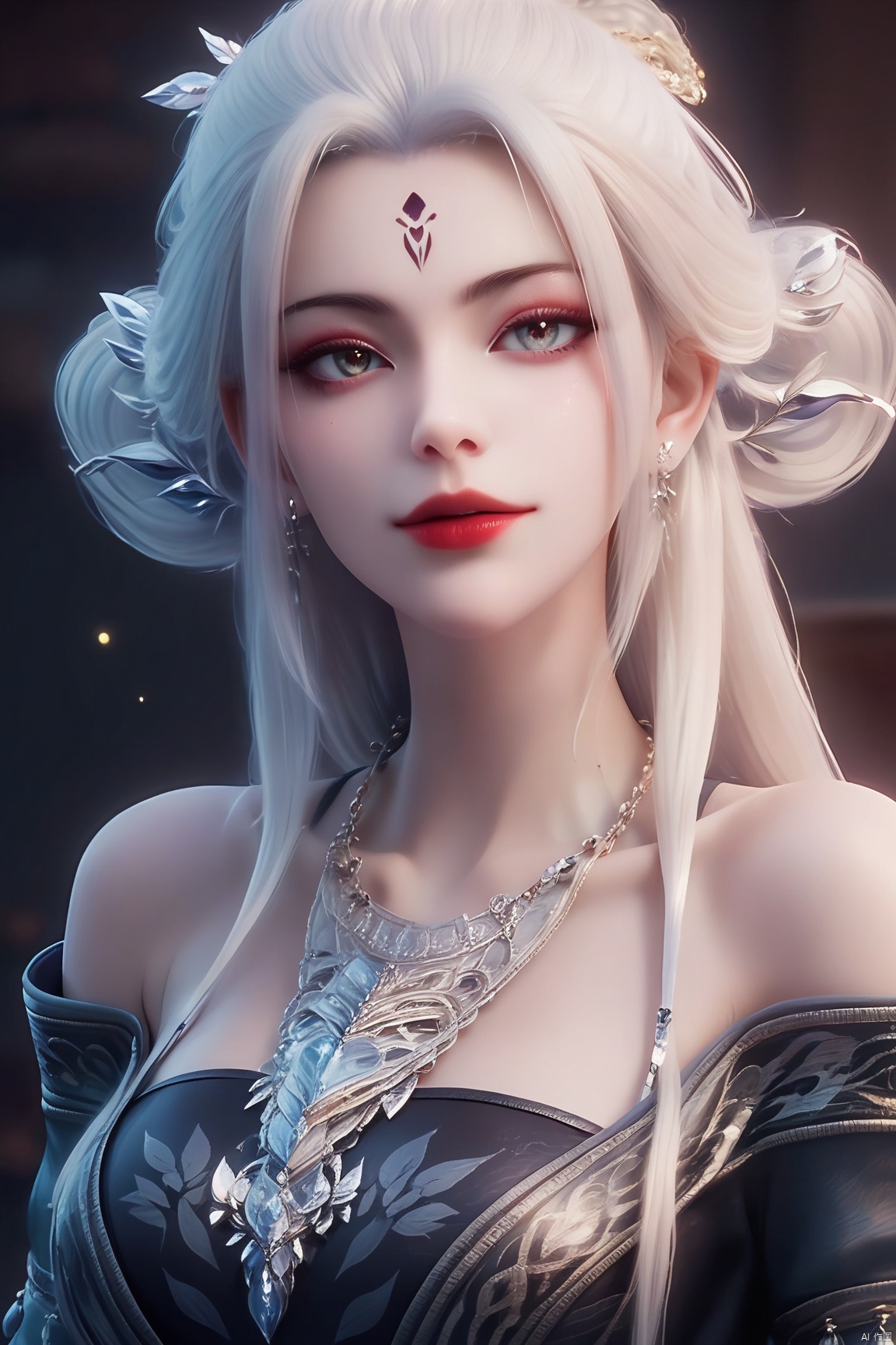 score_9, score_8_up,score_7_up,deitaled face,detailed eyes,detailed skin,1girl,solo,dress,xiaobai