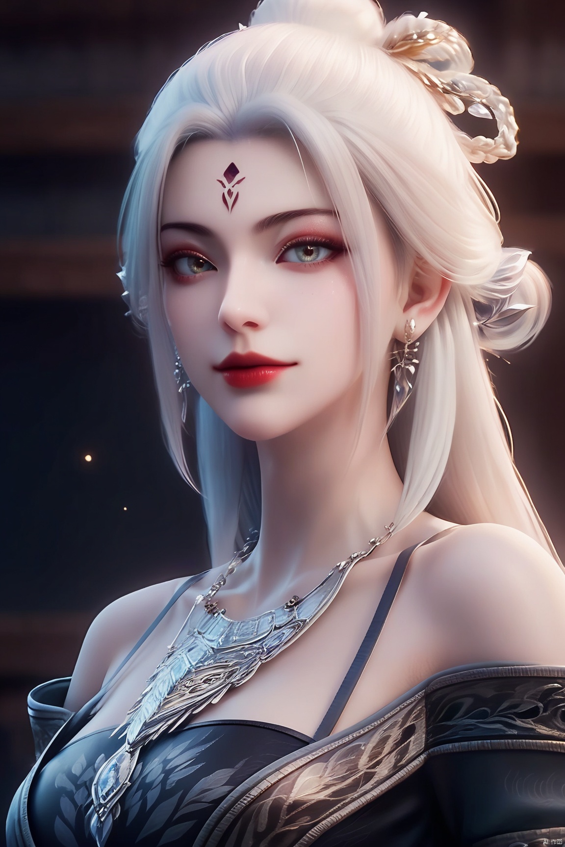 score_9, score_8_up,score_7_up,deitaled face,detailed eyes,detailed skin,1girl,solo,dress,xiaobai