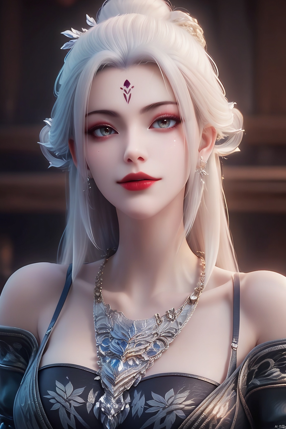 score_9, score_8_up,score_7_up,deitaled face,detailed eyes,detailed skin,1girl,solo,dress,xiaobai