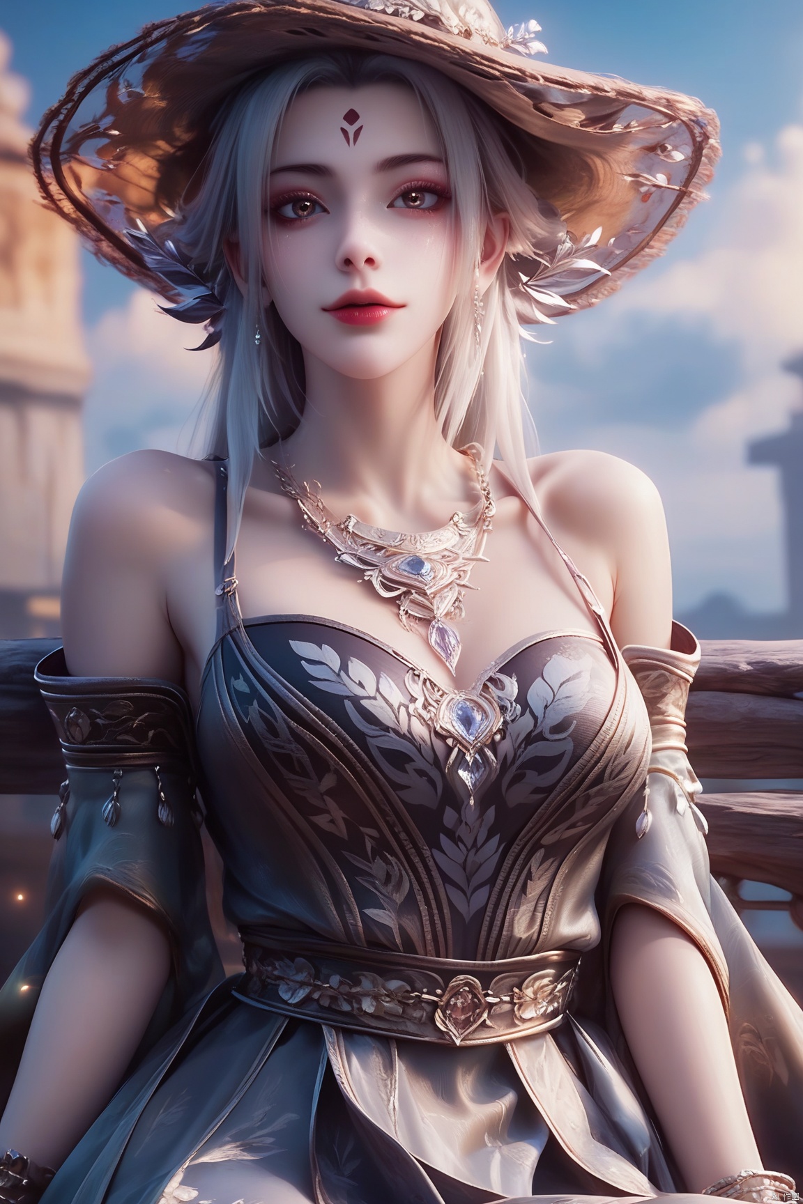 score_9, score_8_up,score_7_up,deitaled face,detailed eyes,detailed skin,1girl,solo,dress,xiaobai