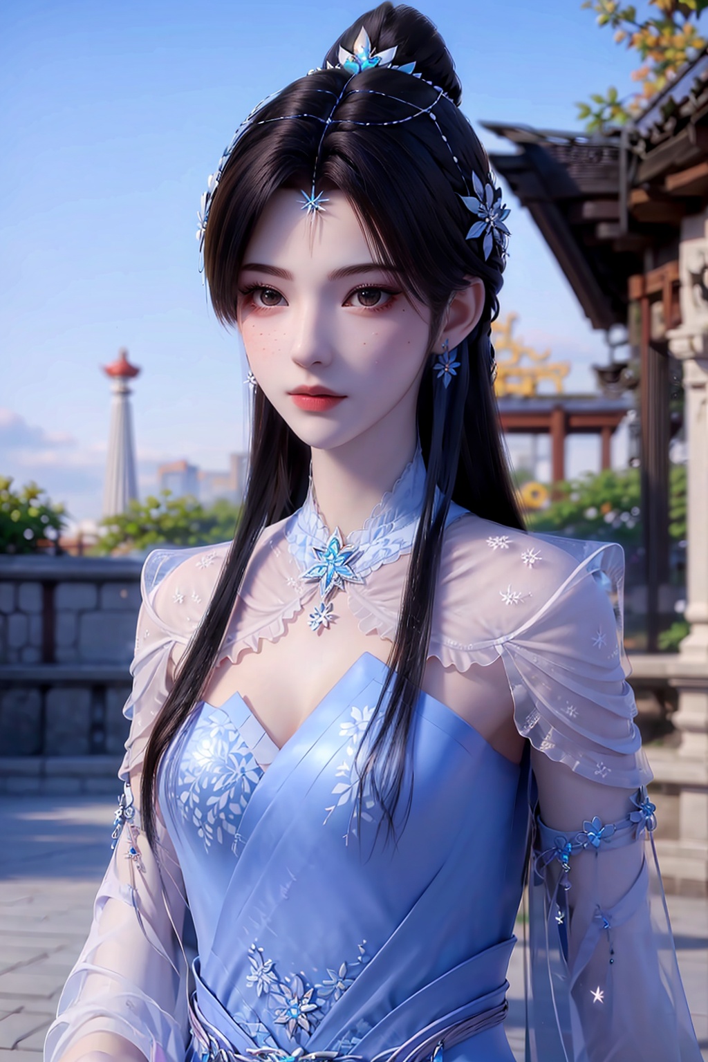 1girl,  solo,  long hair on Tensor.Art