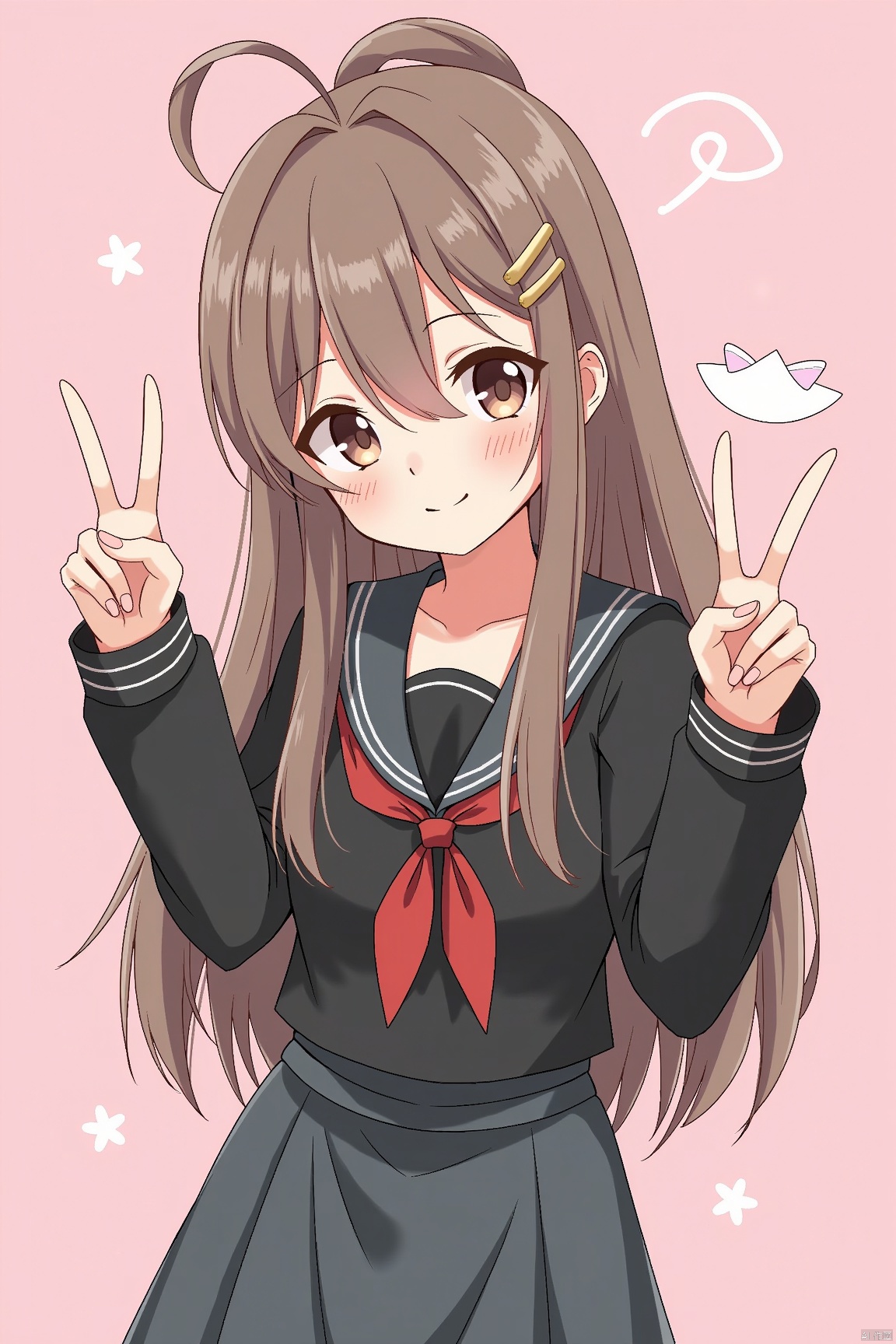 1girl,v pose,upper body,