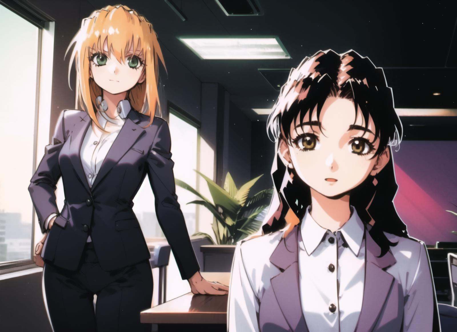 2girls,  office,  formal on Tensor.Art
