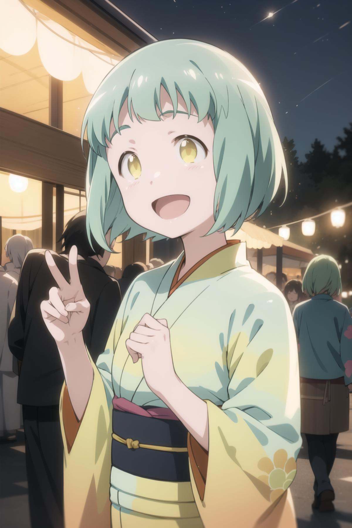 kusakabe,  yukata,  festival on Tensor.Art