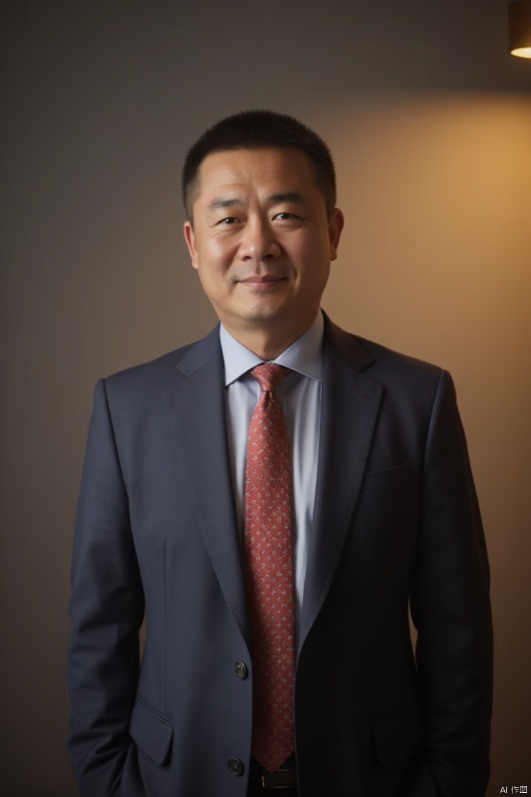 1man,a chinese middle-aged men,