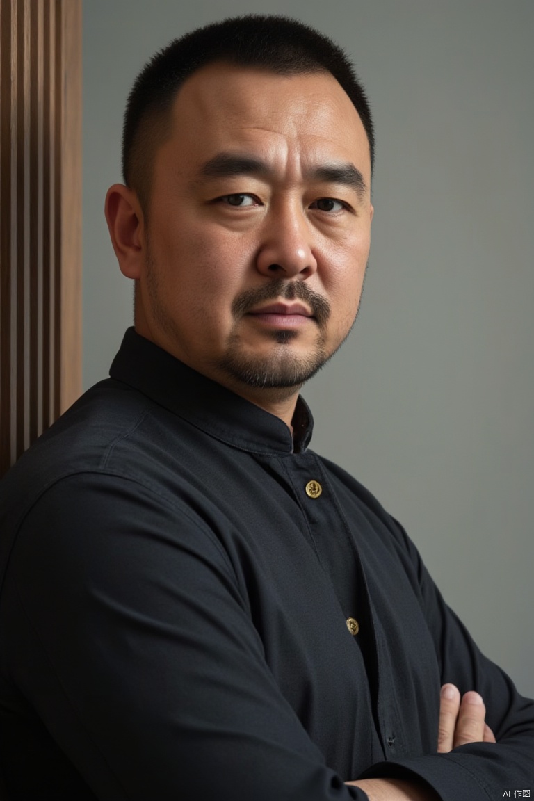 1man,a chinese middle-aged men,