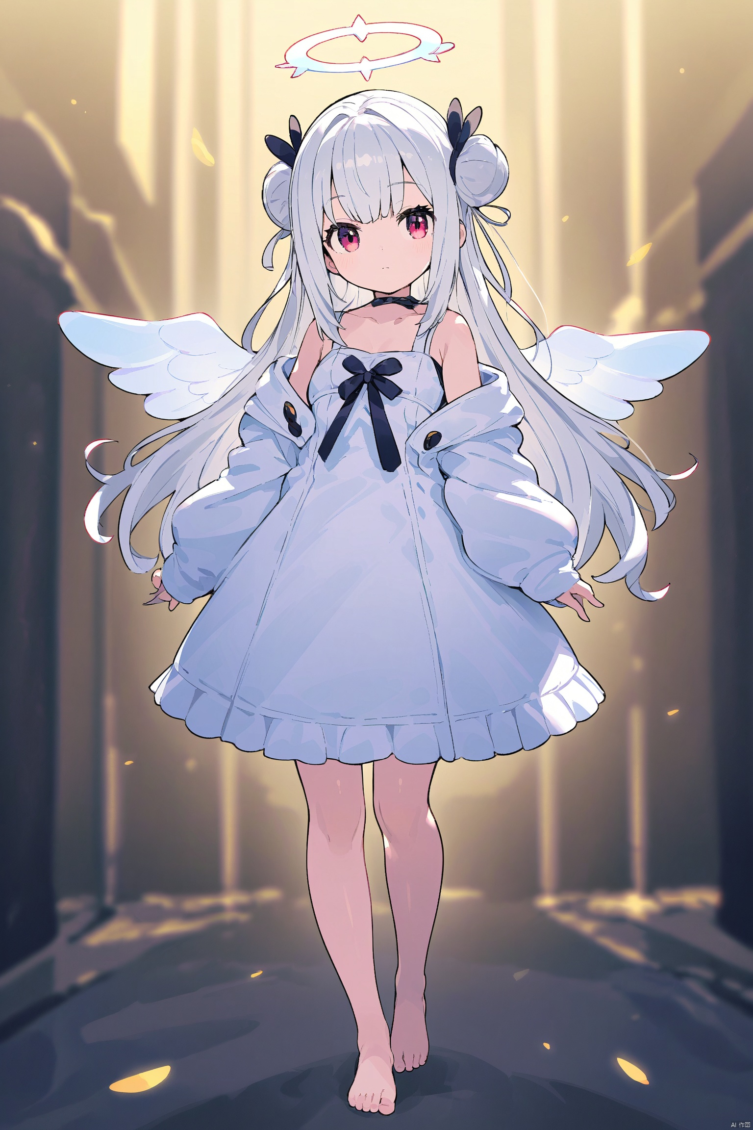 1girl,  halo,  solo by 叫我浅笑大人就好了 on Tensor.Art