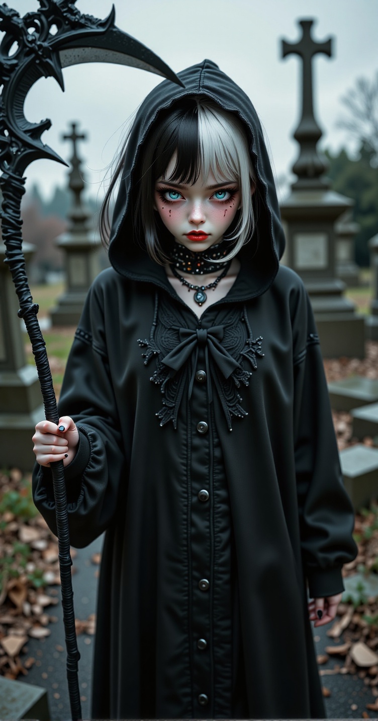 [graveyar:girl:0.9],  1girl,  solo on Tensor.Art