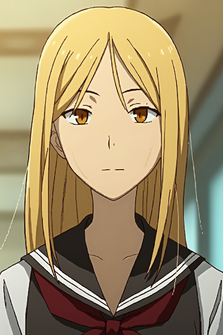 Reiko Natsume,  Anime Girl,  Dusty blonde hair on Tensor.Art