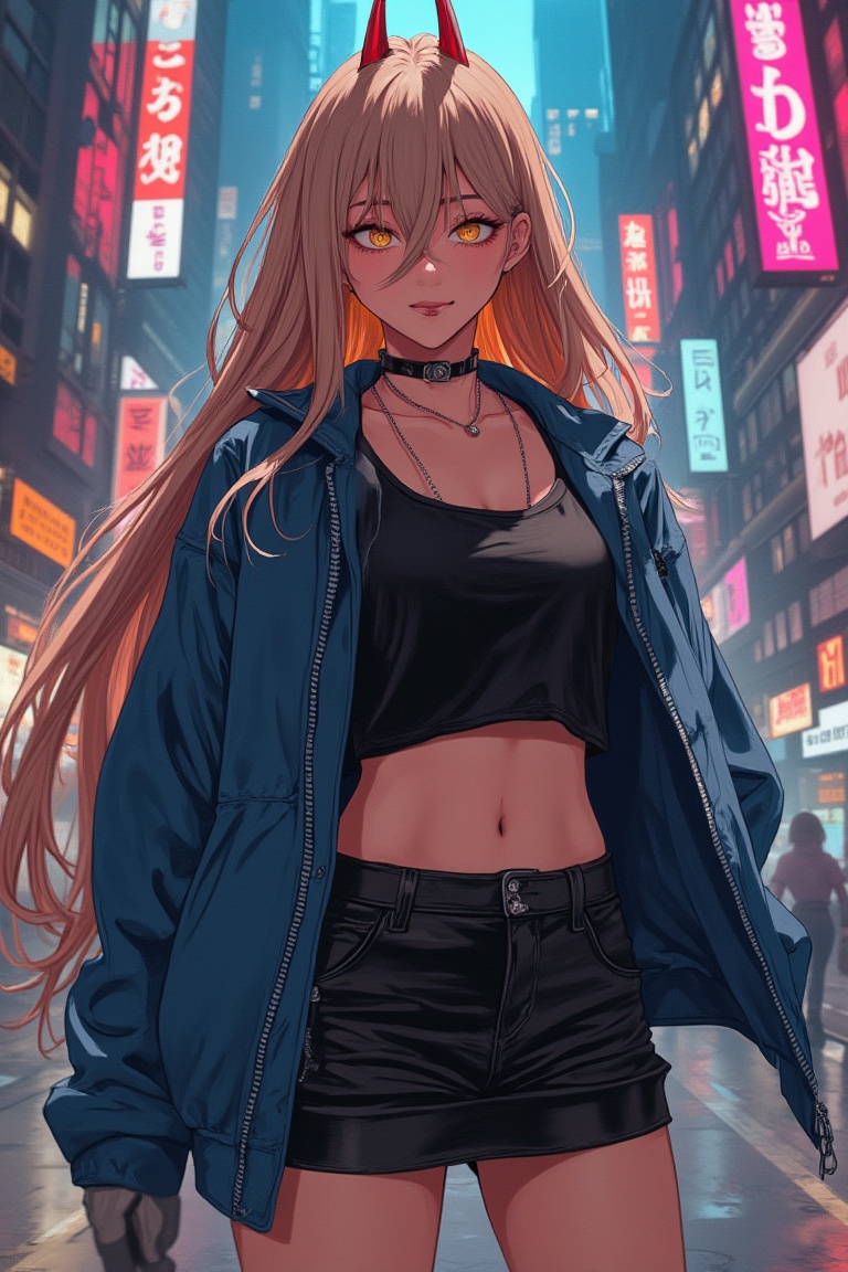 Cyberpunk,  powercsm,  neon lights by AlvaroOo on Tensor.Art