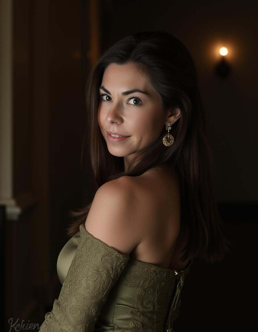 a very handsome,  young European woman 18 y o, on Tensor.Art