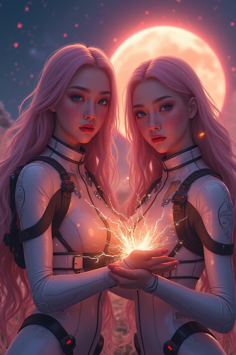2 girls,  20 years old,  western beauty by 水化学 on Tensor.Art