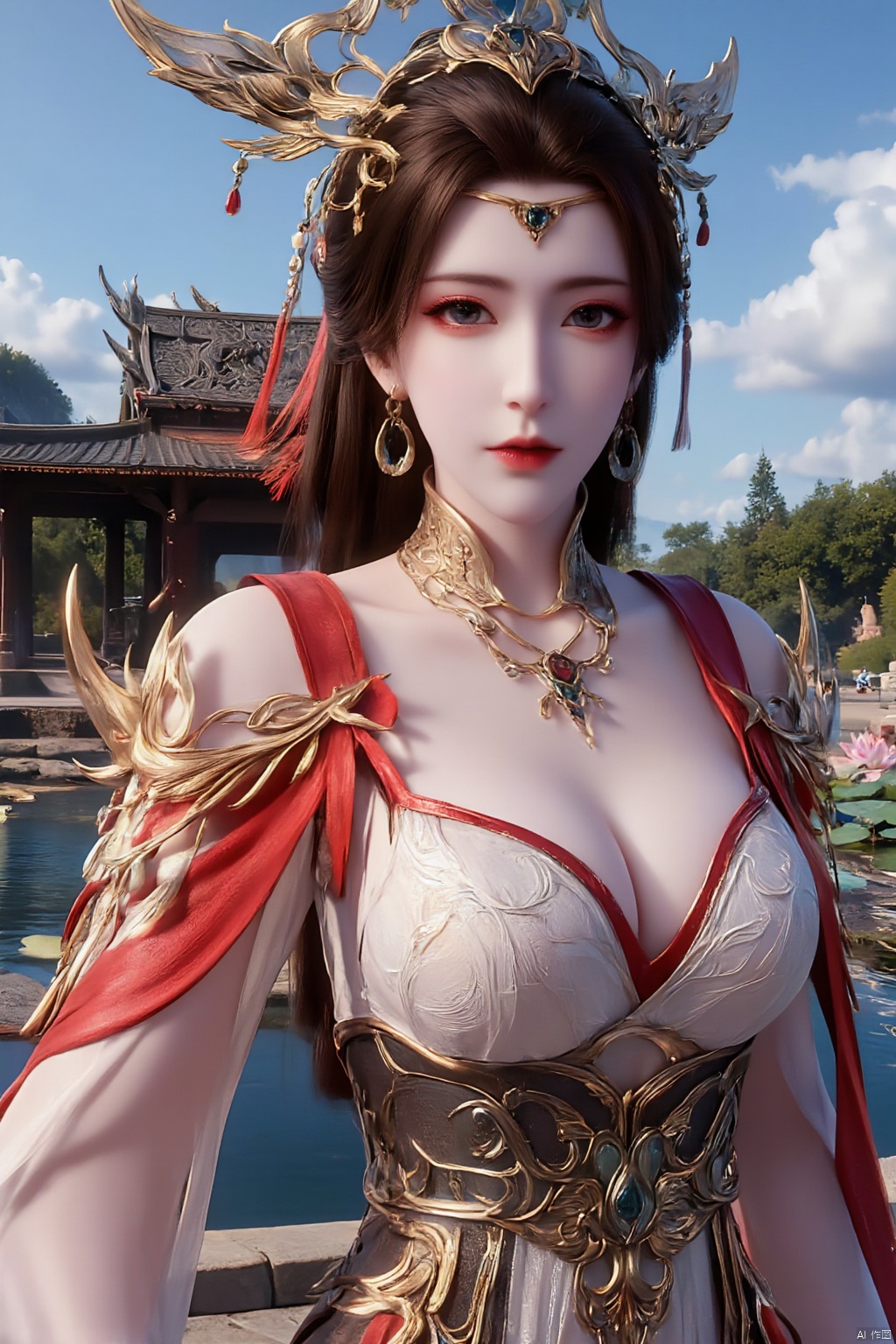 1girl,  solo,  breasts on Tensor.Art