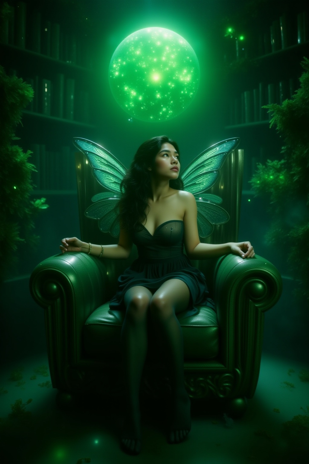 1girl,  HKMagic,  A beautiful fairy wearing black sheer pantyhose on Tensor.Art