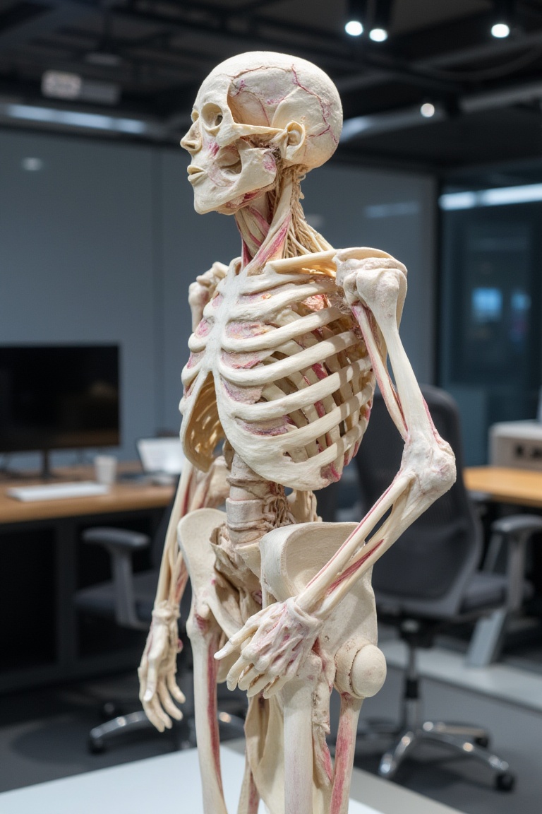 photograph of a plastinate in an hi tech office on Tensor.Art