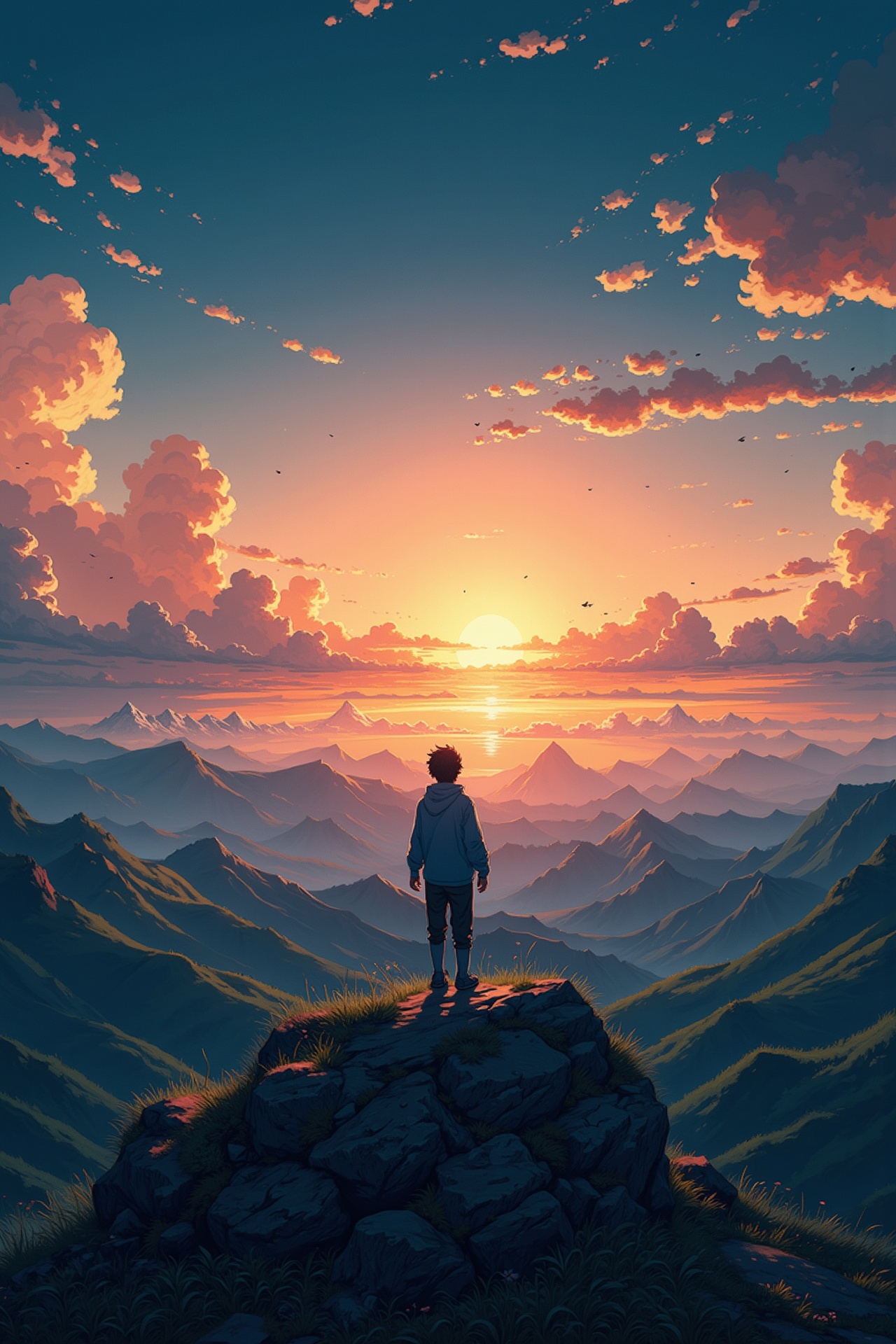 (Anime style),  4K anime wallpaper,  illustration style inspired by Studio Ghibli on Tensor.Art