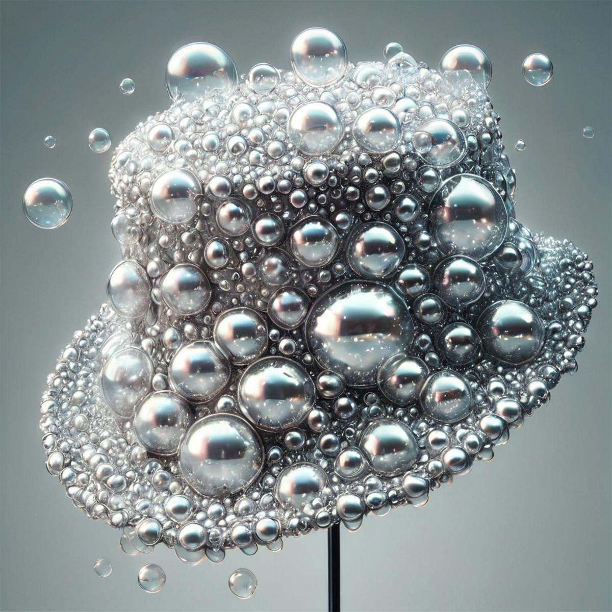 a hat made of bubbles,  wow_bbls on Tensor.Art