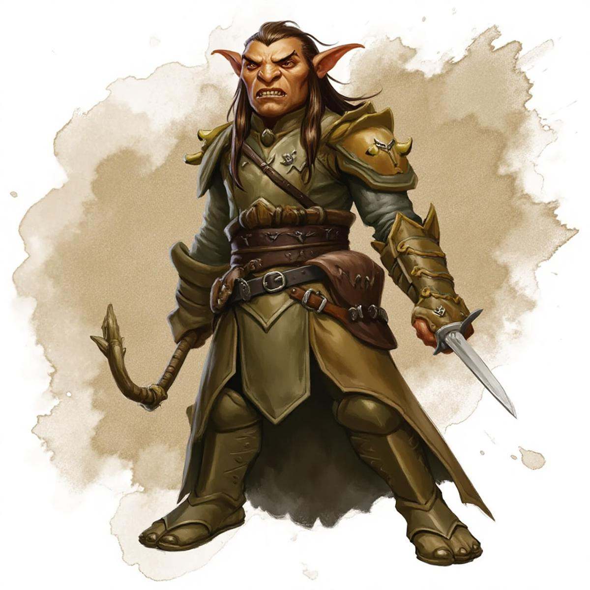 dndstyle illustration of a Goblin