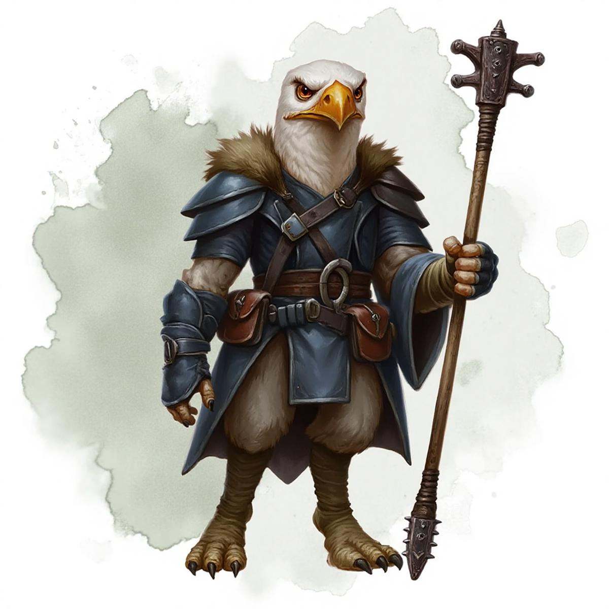 dndstyle illustration of a Aarakocra