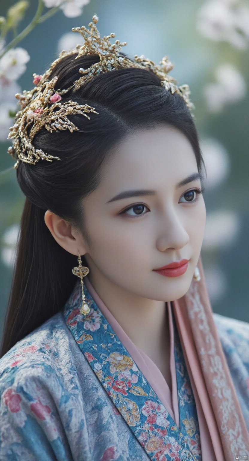 (((masterpiece))), ((the best quality, super fine illustrations, beautiful and delicate water)),Depth of field, fine 8KCG wallpapers, ( delicate light), ((cinematic lighting)),(portrait),Portrait lens,(((Alphonse Mucha))),((Fantasy style)),((shine)),(((Tarot card)))(young girl),(((China_Cheongsam))),(delicate eyelash),((cute anime face)),(extremely delicate and beautiful),(hair_flower),(Gem),(crystal),((colored inner long hair)),(multicolored),(beautiful detailed face ),((( detailed long hair ))),floating long hair,gradient hair,(lace),(ribbon),((crown)),(detailed cloth)((Butterfly)),(detailed Butterfly) ,(multicolored Butterfly),(neon palette),((detailed flowers)) ,((multicolored flowers)),(flowers_Surrounded),(Butterfly_Surrounded)(((Flowers fill the screen))),((Fill the screen))  ,meinvzi