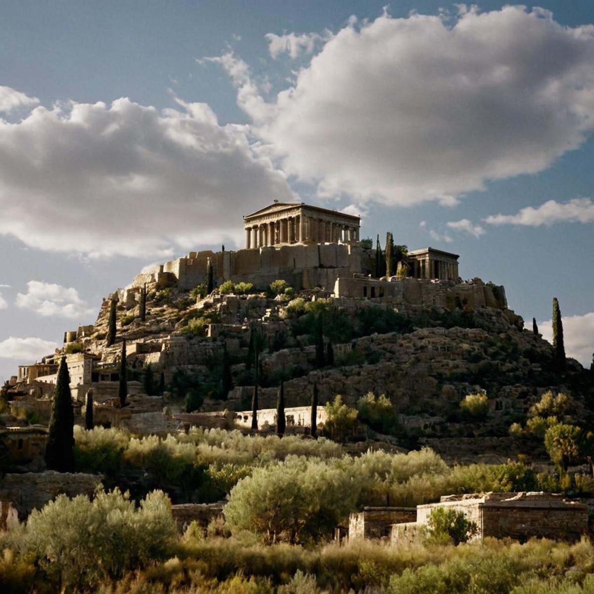 cinematic film still of 1 realism perfect Chiaroscuro Lighting Style In ancient mythical legendary world,  a different uni...