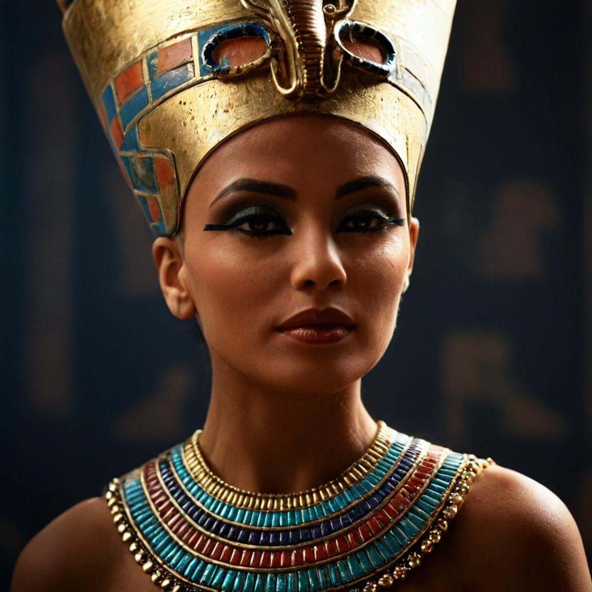cinematic film still of 0 realism perfect Unreal Engine style Chiaroscuro Lighting Style Long time ago In ancient Egypt,...