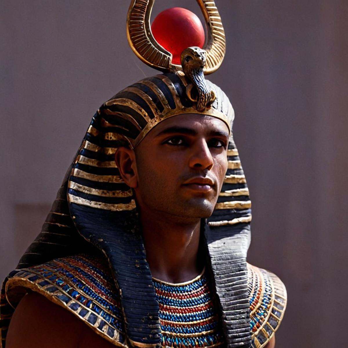 cinematic film still of 0 realism perfect Unreal Engine style Chiaroscuro Lighting Style Long time ago In ancient Egypt,...
