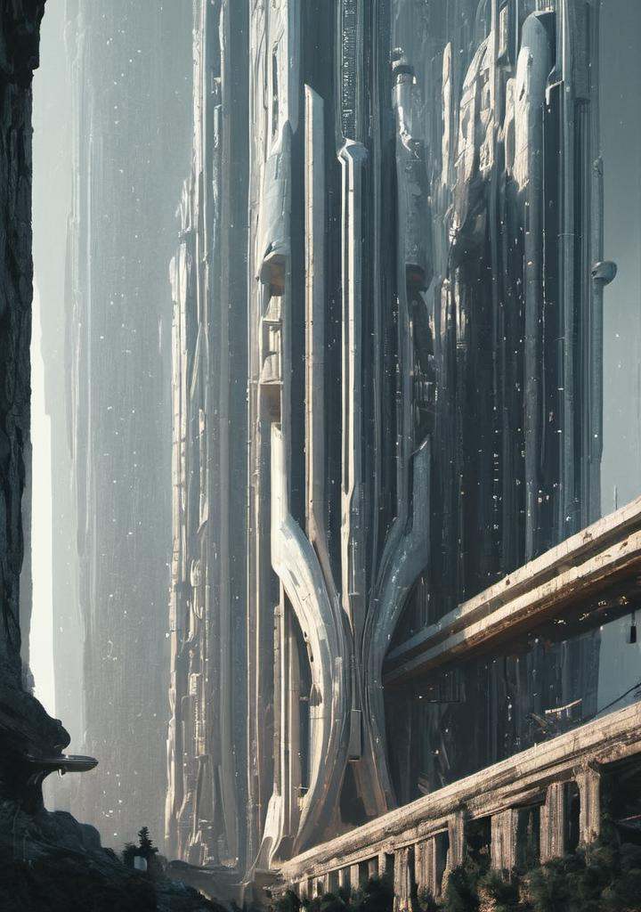 science fiction ,  building on Tensor.Art