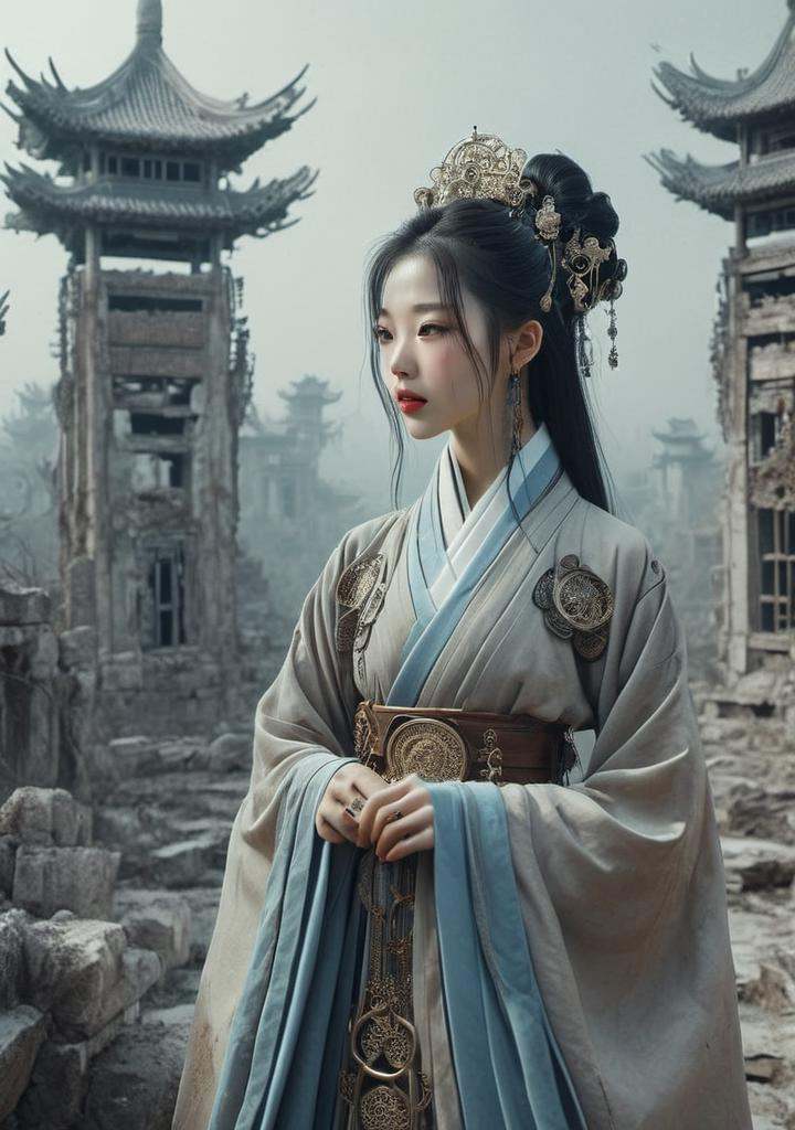 young china girl on Tensor.Art