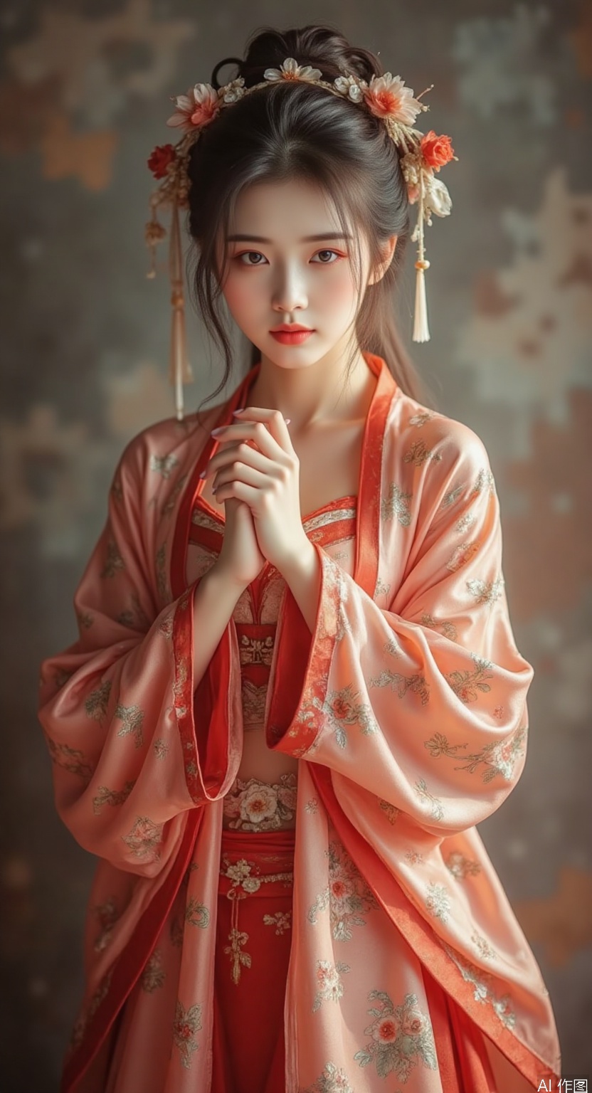 A Chinese beauty, full body photo, random background, random actions, random clothes