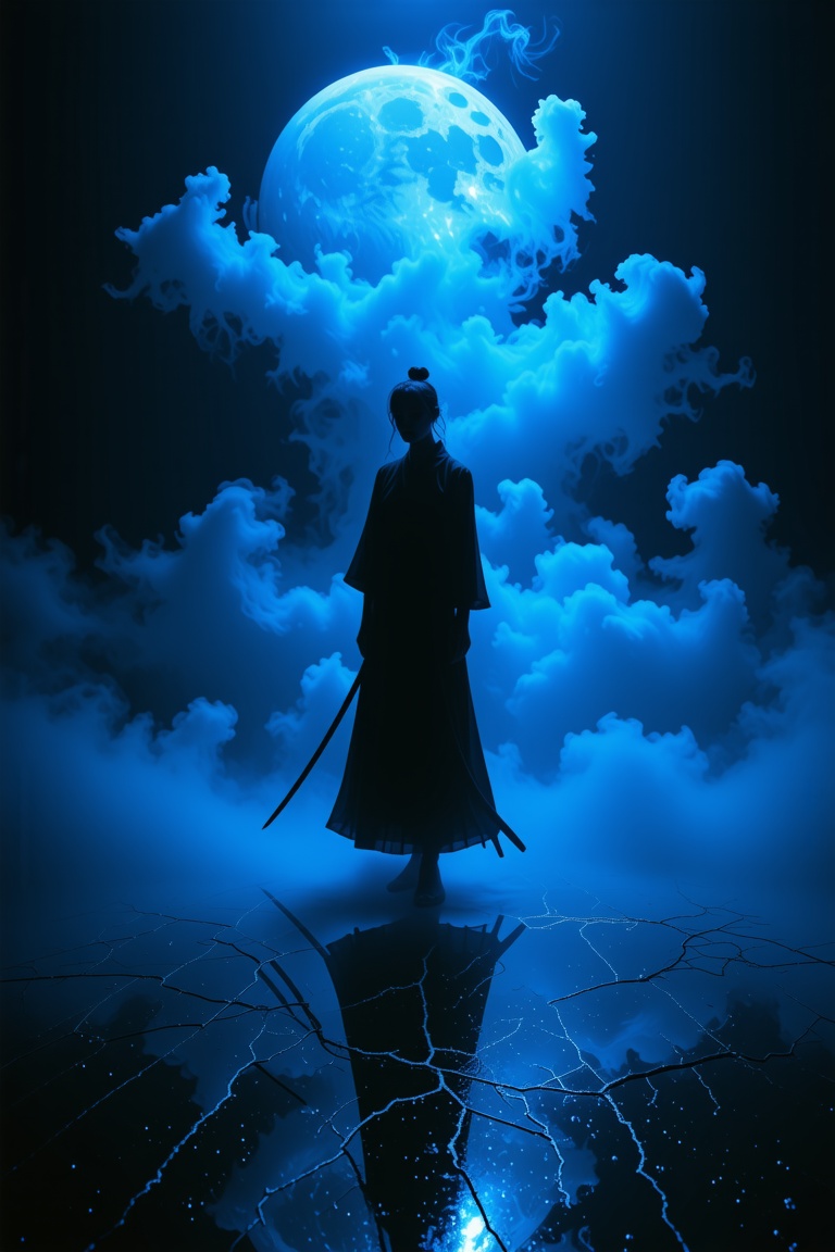 blue light,  masterpiece,  best quality on Tensor.Art