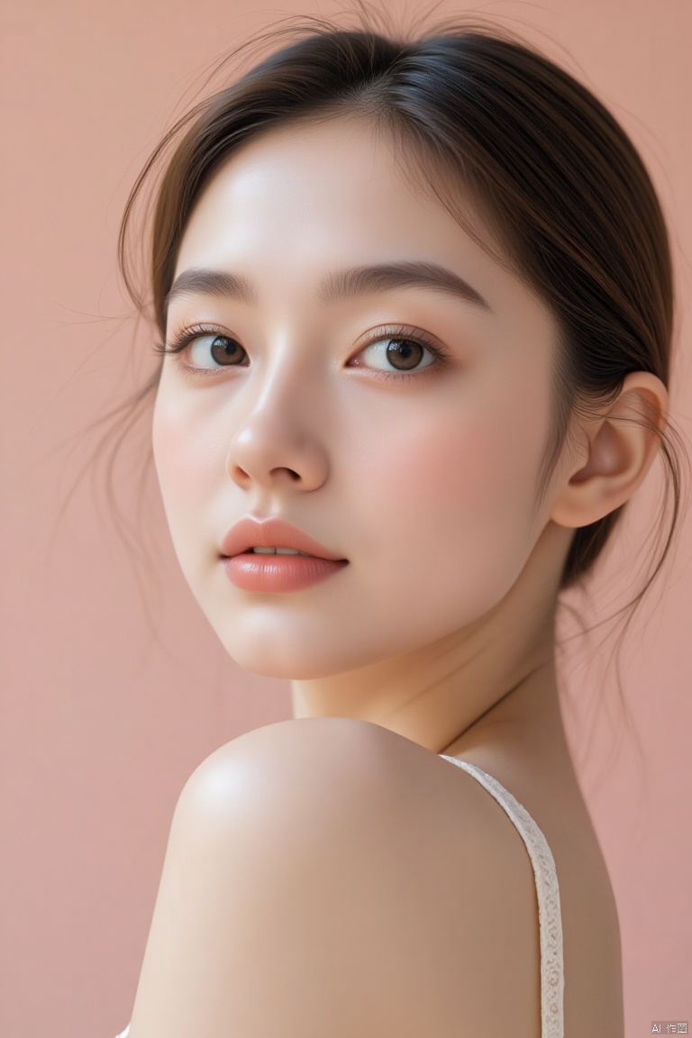 Beauty, real skin texture