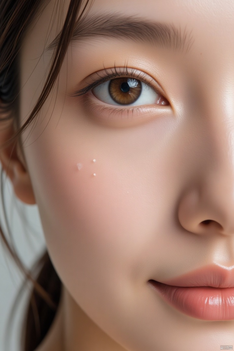 Beauty, real skin texture