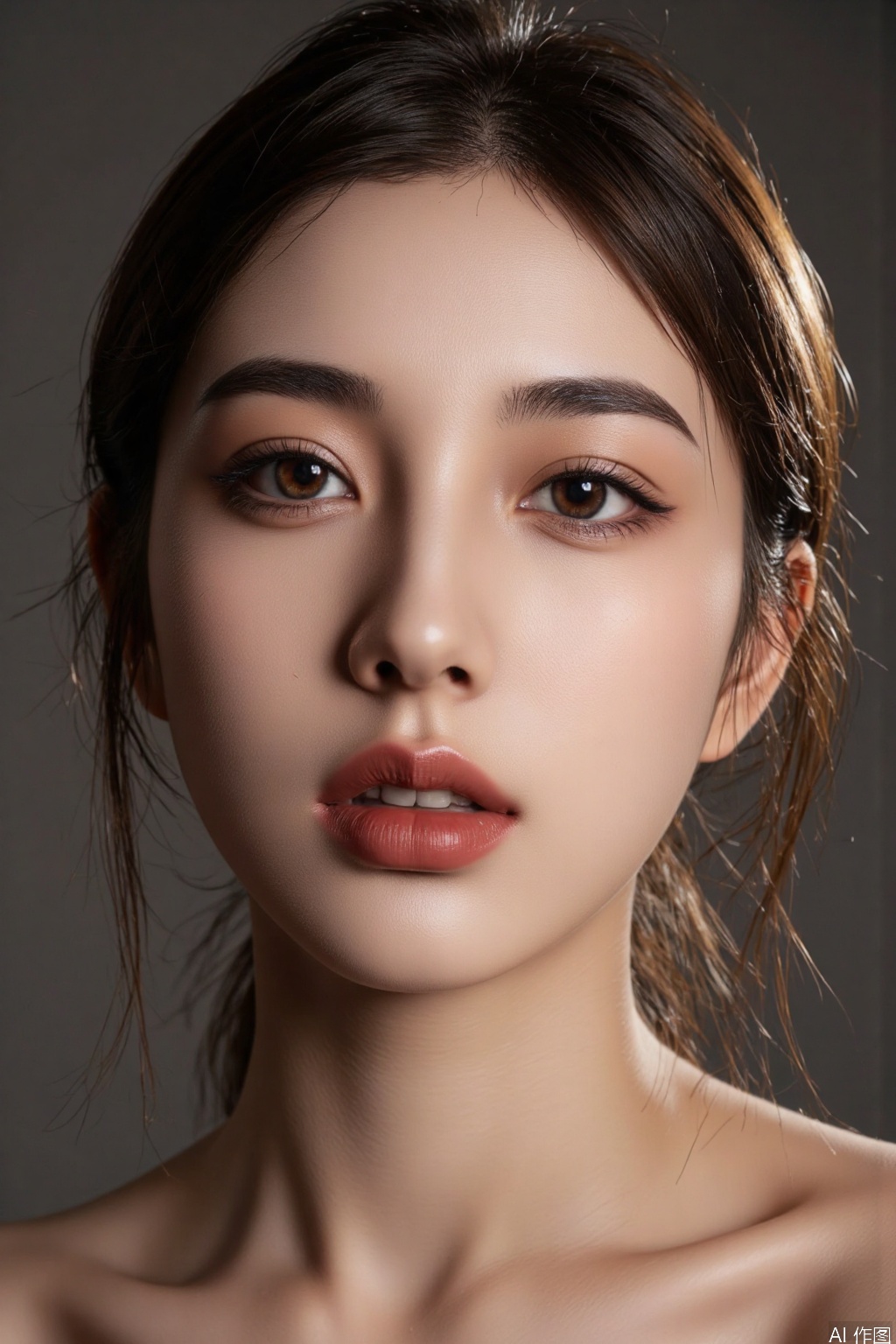 Ultra photoreal, Insane Details,32K,Realistic,
1girl, facial closeup, high definition skin texture