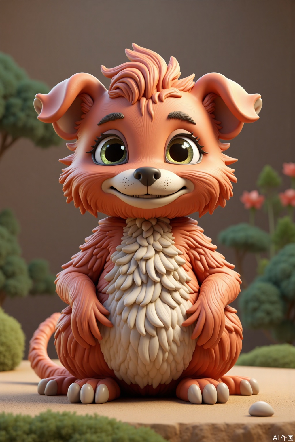 Ultra photoreal, Insane Details, 32K, Realistic,
t, 3D clay, a small animal