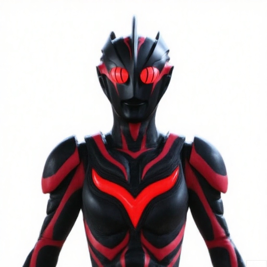 masterpiece, best quality,solo,(white background:1.2),simple background,
looking at viewer,dark_zagi,ultraman,alien,black bodysuit,black gloves,legwear,gloves,boots,cover,mask,plugsuit,armor,bodysuit,black tight-fitting,black footwear,helmet,leather suit,latex,tokusatsu,no humans,science fiction,hard mask,no smile,no eyes,no nose,black rubber bodysuit with red line,black head,red eyes,red pattern on body