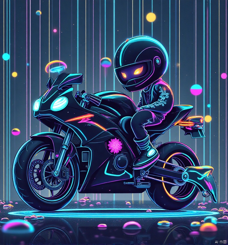 mimi,cat,huge fat,cry,tears,sit down,motobike,rain,water,very sad
