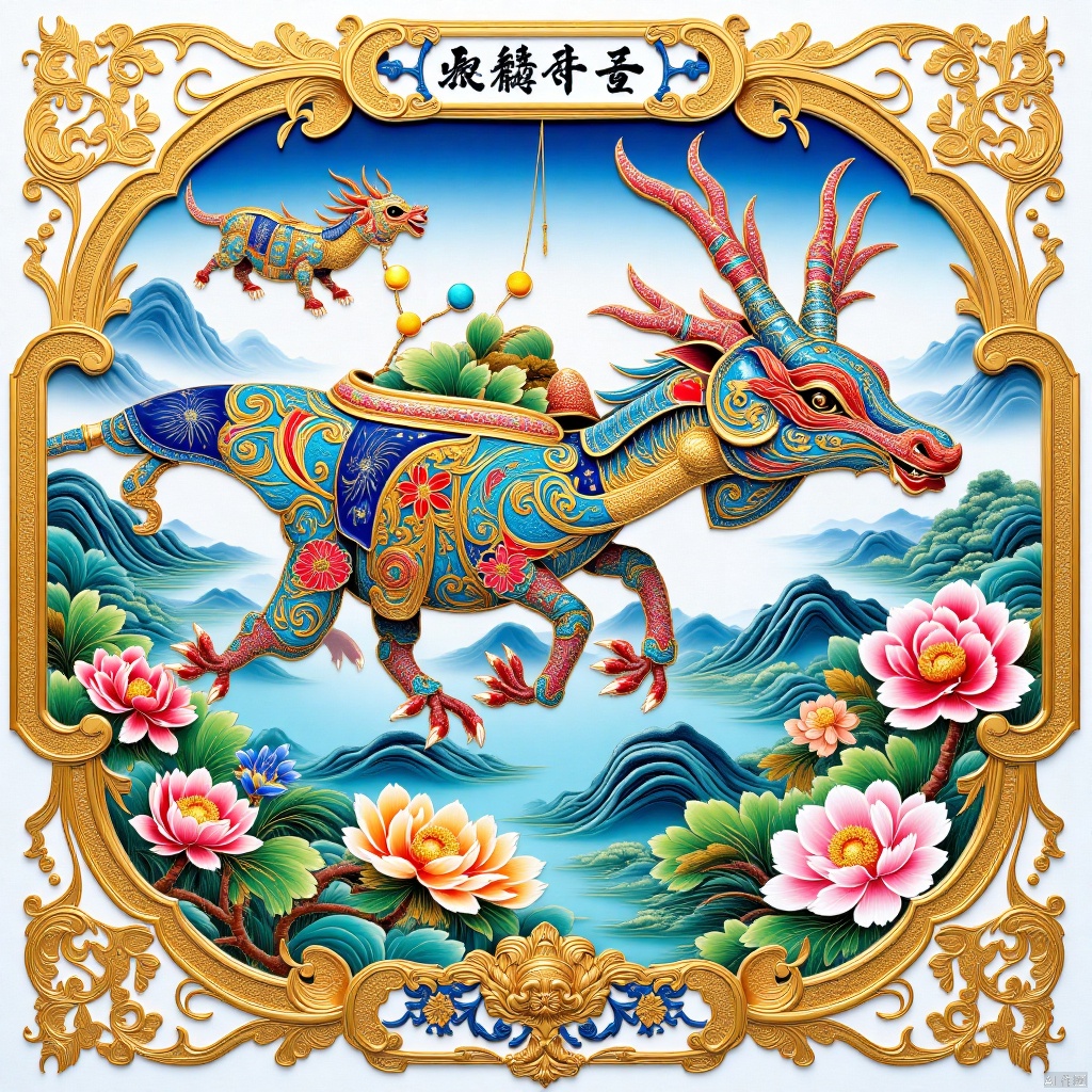 Funfair,Mech Battlefield,机甲战场,Battlefield of Mechs,瓷器,porcelain,Elements of the Spring Festival,新春元素,年画,海底风景Underwater Scenery,New Year paintings