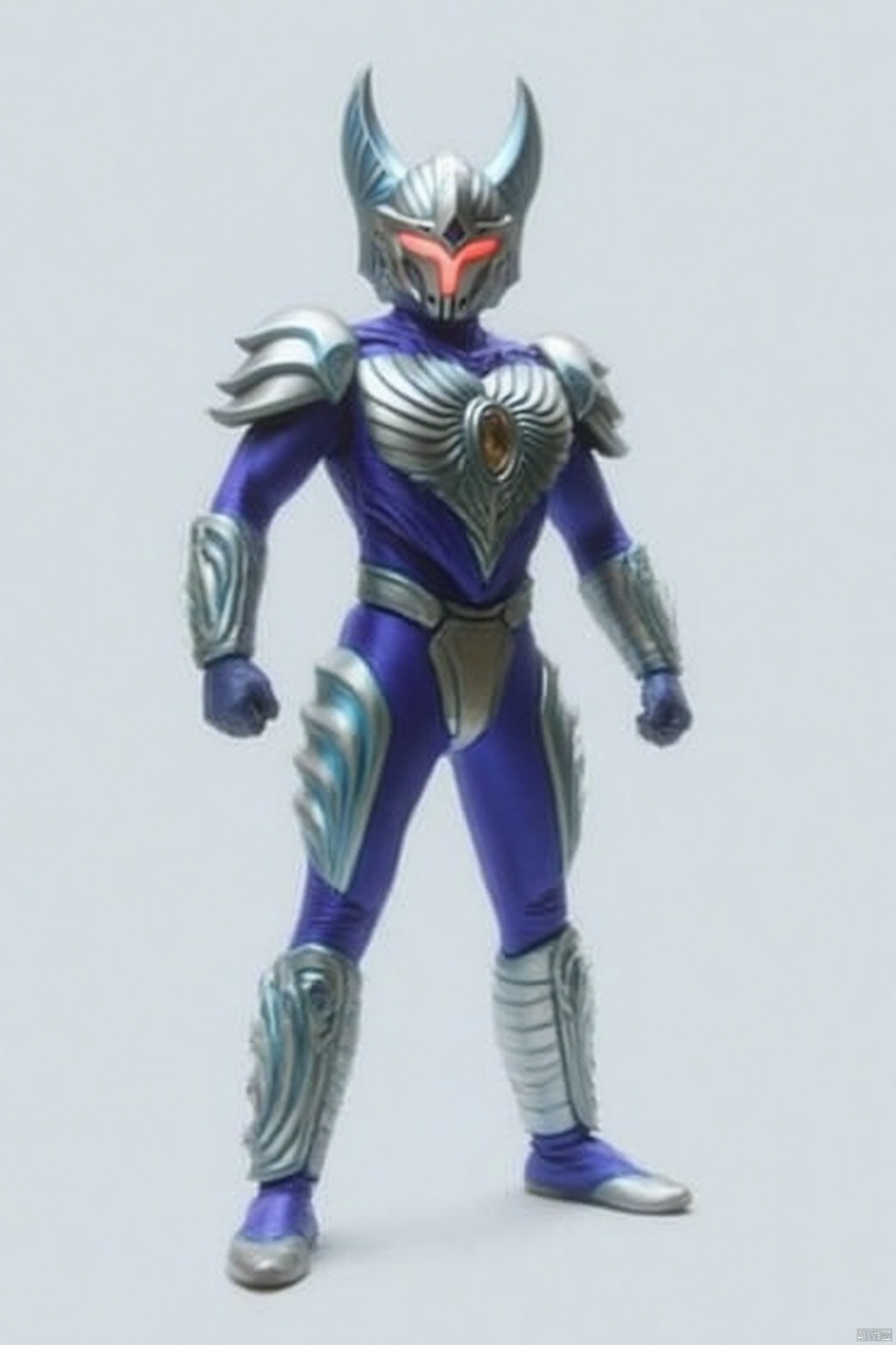 (grey background:1.2),(SOLO:1.4),outline,simple background,(((,standing,looking at viewer,arms at side))),wulong,sword,horns,armor,mask,helmet,bodysuit,gloves,legwear,boots,cover,plugsuit,pattern on body,tight-fitting,leather suit,latex,tokusatsu,no humans,science fiction,hard mask,no smile,no eyes,no nose,solo,rubber bodysuit with line,alien