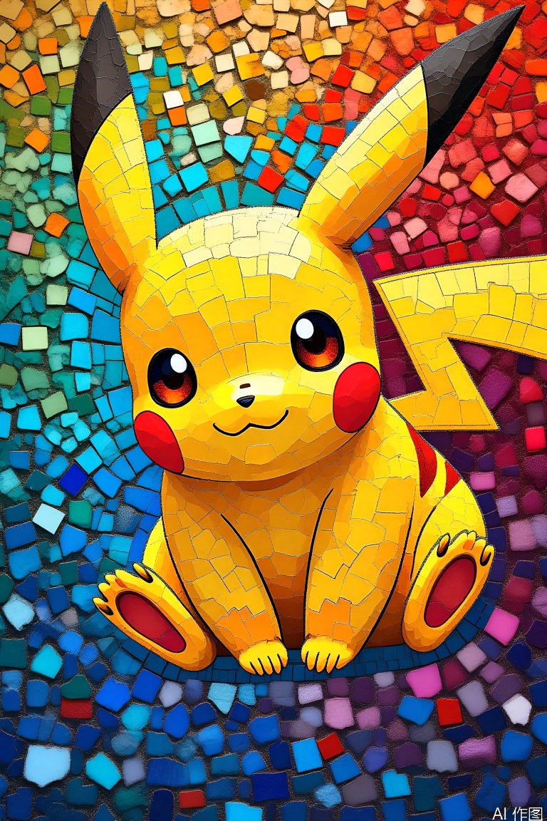masaikefeng,Pikachu,Colorful, 