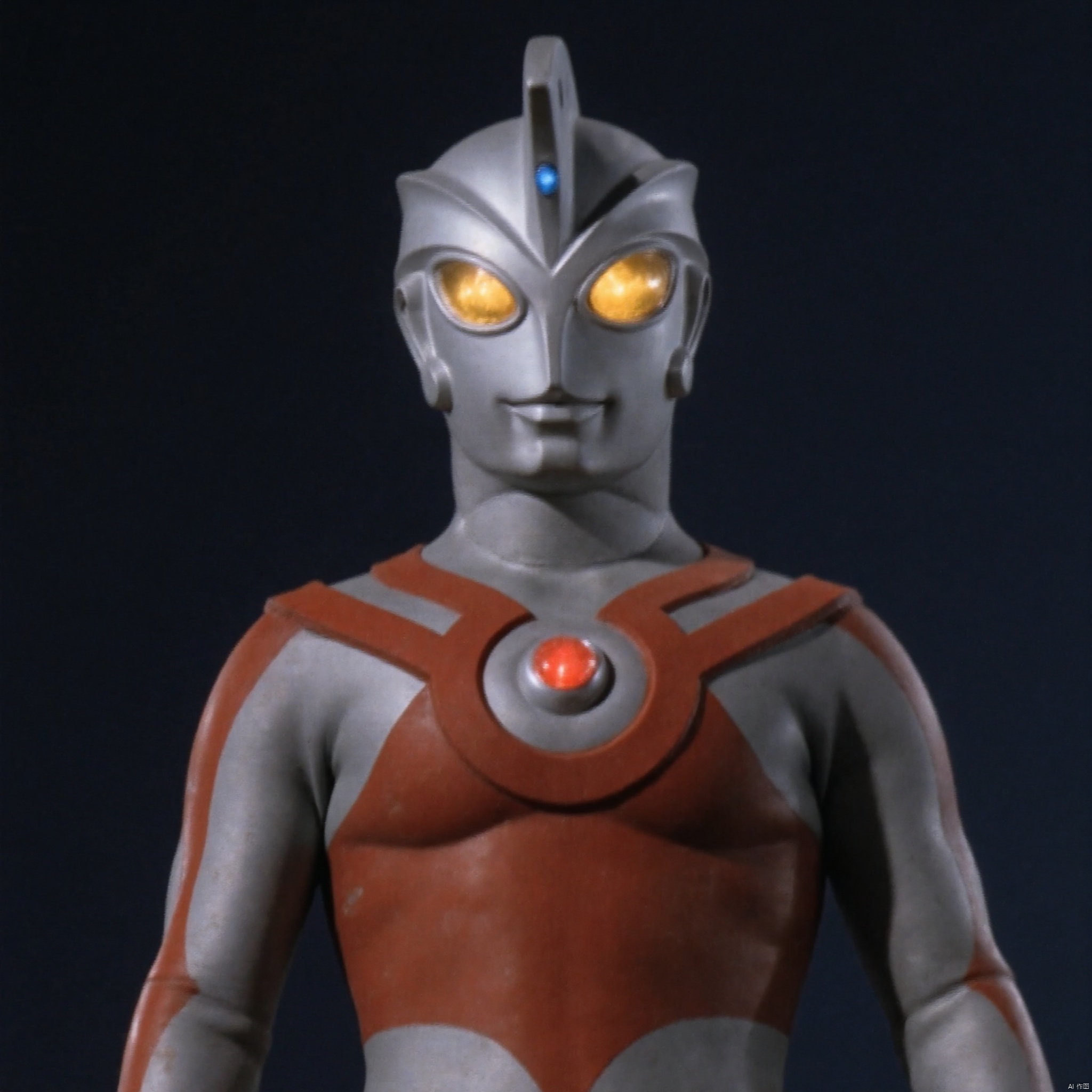 ultraman,silver bodysuit,silver gloves,legwear,gloves,boots,cover,mask,plugsuit,armor,bodysuit,red pattern on body,silver tight-fitting,silver footwear,helmet,leather suit,latex,tokusatsu,no humans,science fiction,silver head,hard mask,no smile,no eyes,no nose,solo,silver rubber bodysuit with red line