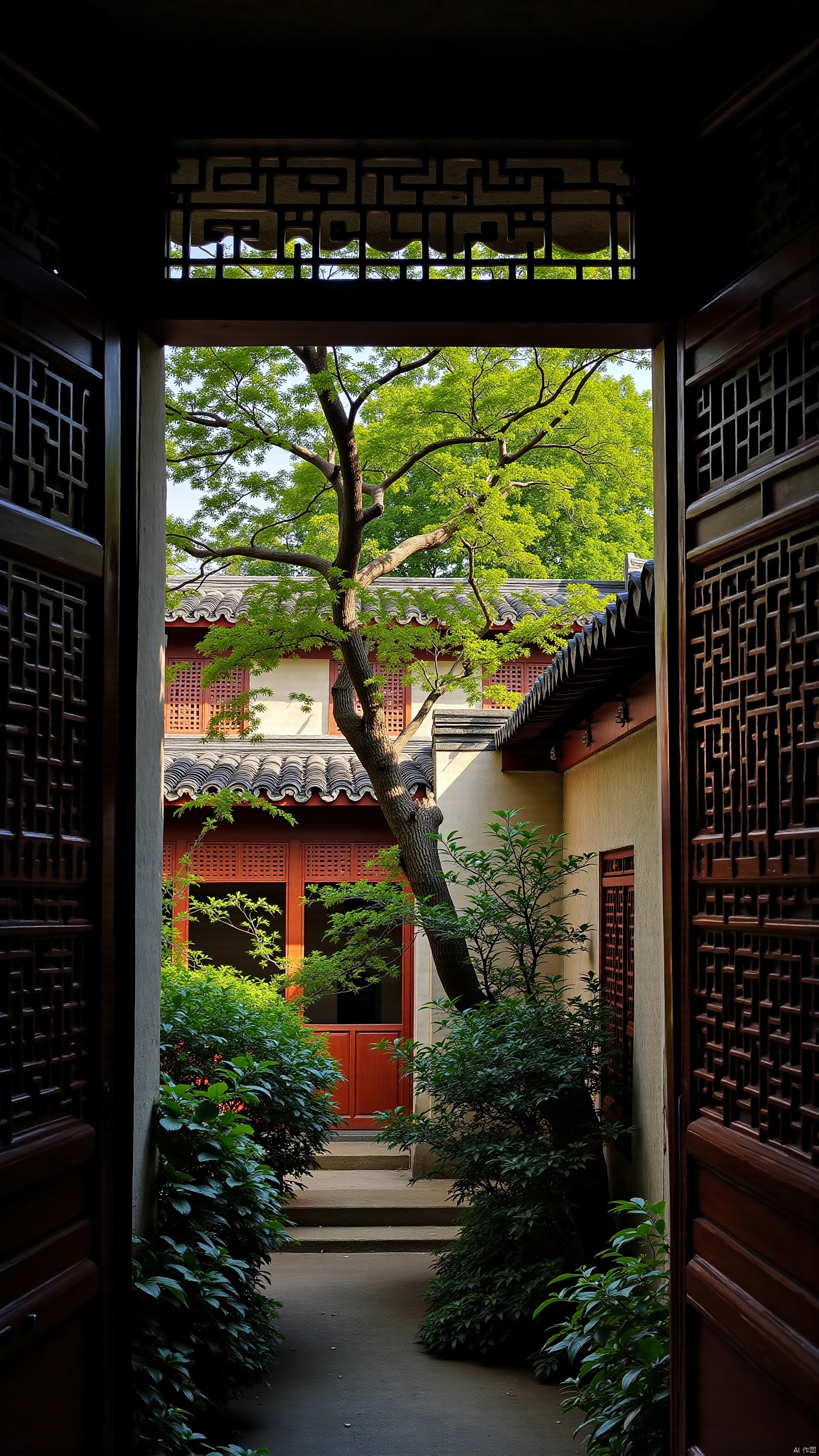 Outside
tree
There are no humans
window
Architecture
scenery
stairs
architecture
East Asian architecture
Chinese style courtyard
Realistic. Realism. 8K. Ultra clear. Ultra wide angle. Natural light.