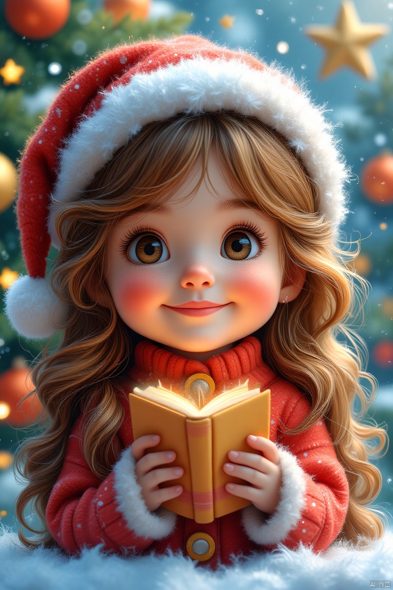ChildPainting,christmas,(best quality,4k,8k,highres,masterpiece:1.2), ultra-detailed, (realistic,photorealistic,photo-realistic:1.37), HDR, UHD, studio lighting, ultra-fine painting, sharp focus, physically-based rendering, extreme detail description, professional, vivid colors, bokeh, dreamy, whimsical, fantasy, illustration, watercolor, soft light, warm tones, enchanting, serene, magical, cozy, serene)