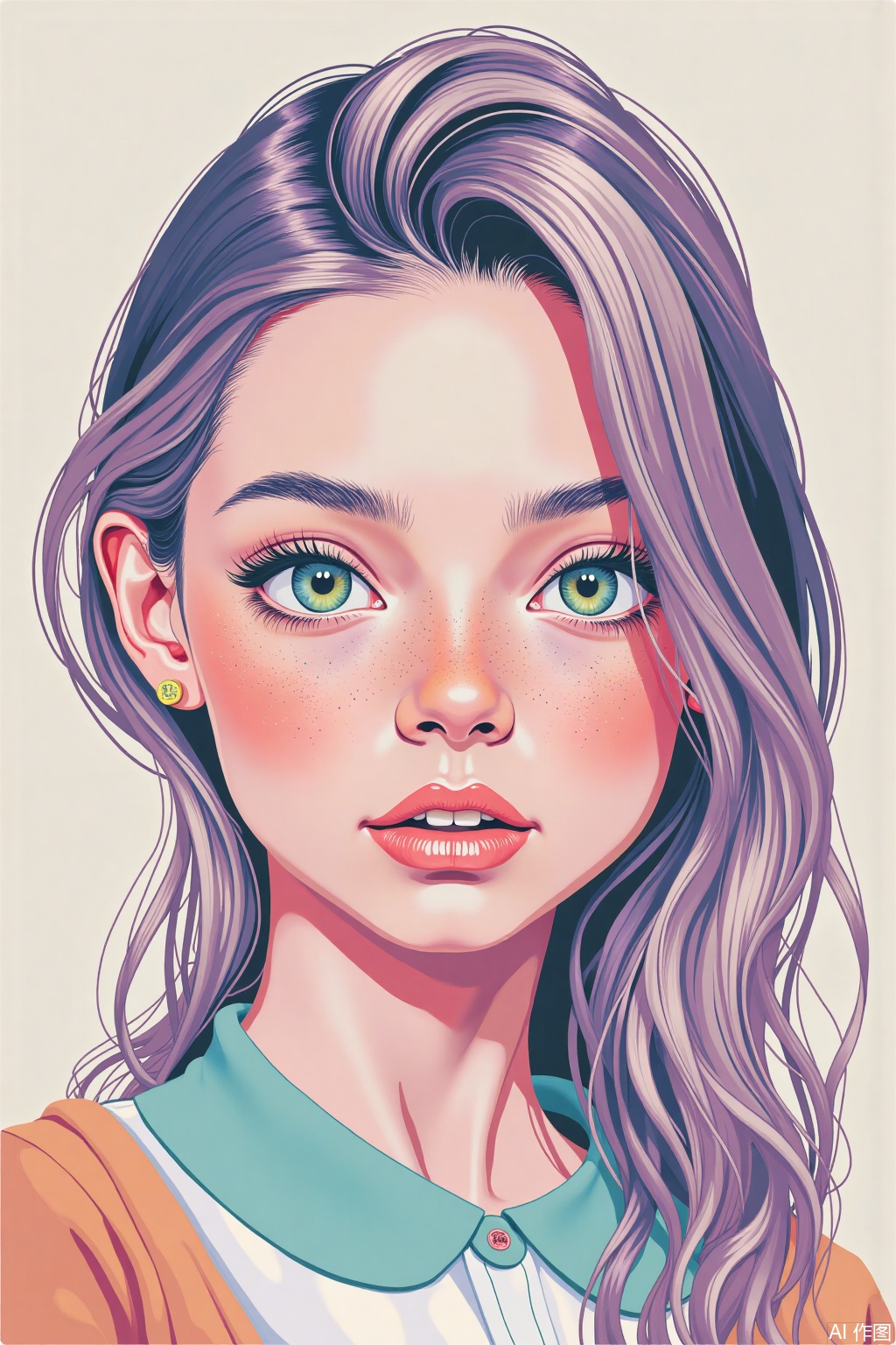 Ultra photoreal, Insane Details, 32K, Realistic,
Pastel, flat illustration