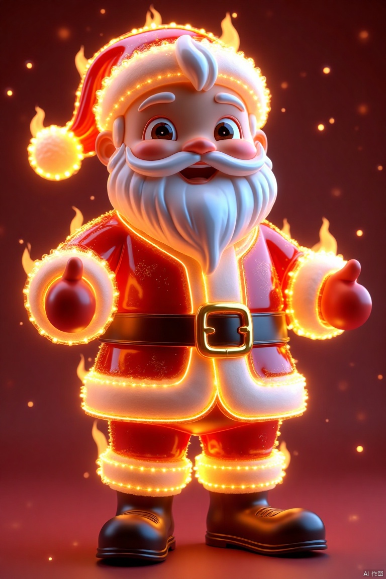 huoyanguangxiao,Santa Claus,