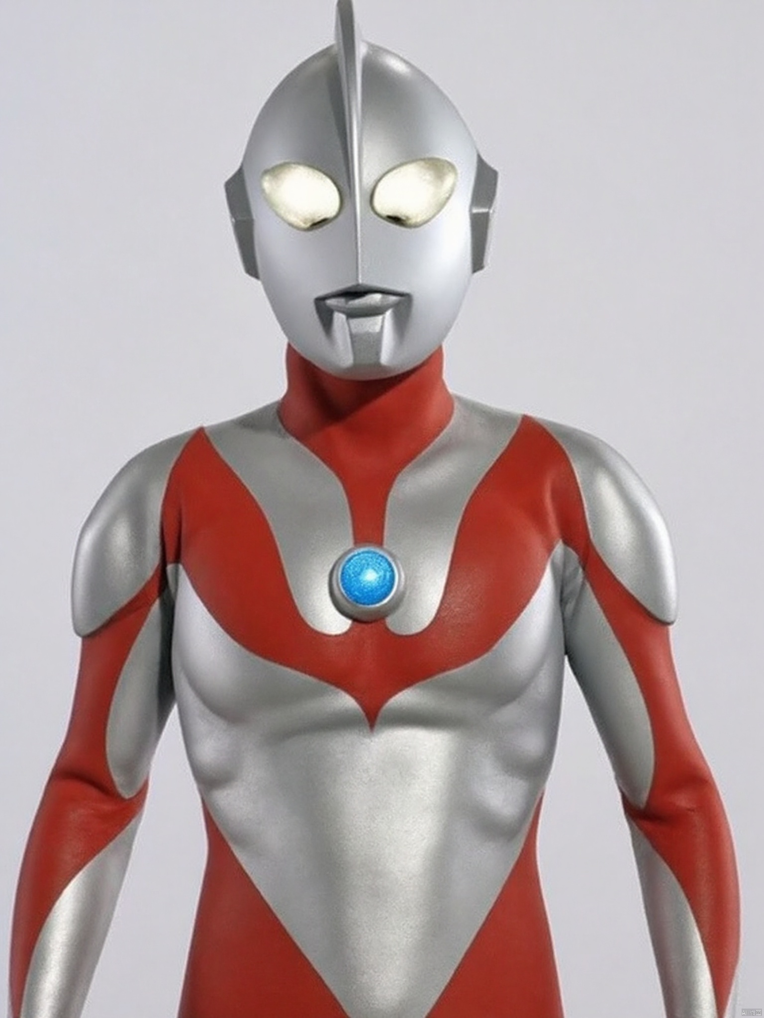 ultraman,silver bodysuit,silver gloves,legwear,gloves,boots,cover,mask,plugsuit,armor,bodysuit,red pattern on body,silver tight-fitting,silver footwear,helmet,leather suit,latex,tokusatsu,no humans,science fiction,silver head,hard mask,no smile,no eyes,no nose,solo,silver rubber bodysuit with red line